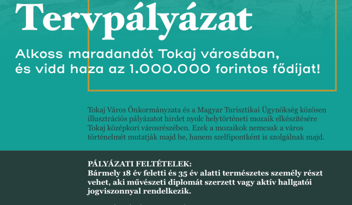 Tokaj Mozaik Tervpályázat 