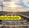 Vágányzári hirdetmény