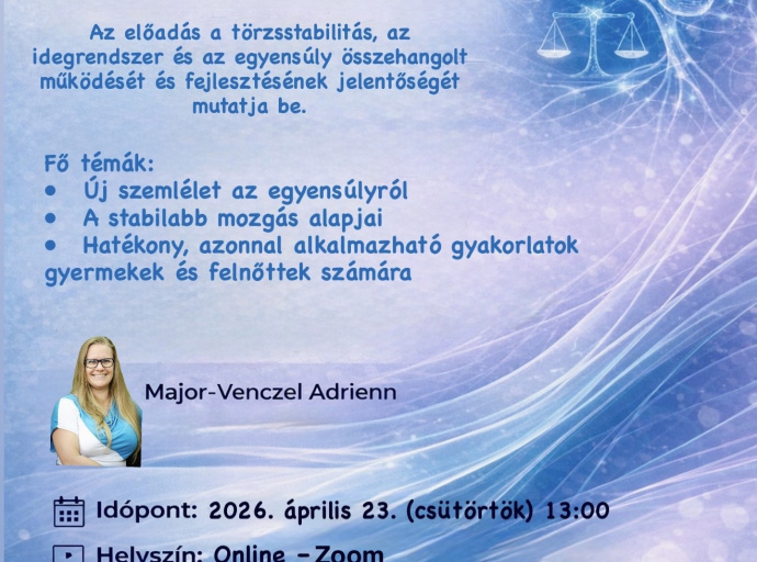 "Az idegrendszer az izmok karmestere!"