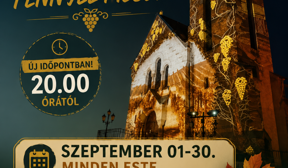 Fényfestés szeptemberi időpontjai
