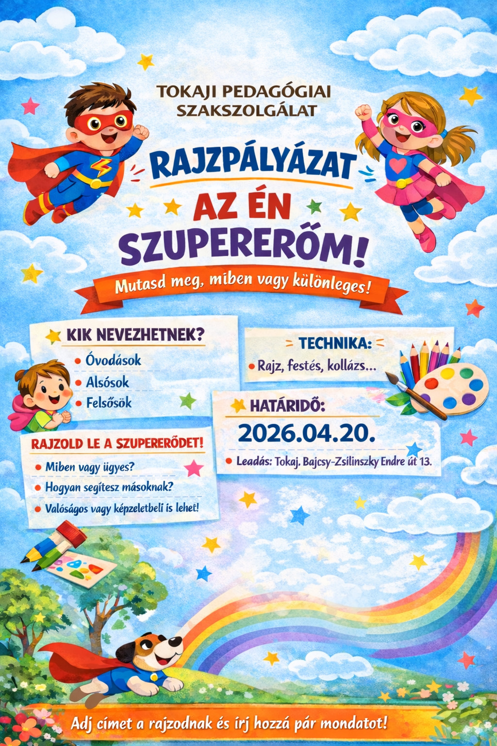 rajzpályázat az én szupererőm 2026
