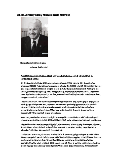 24. Dr. Almássy Károly