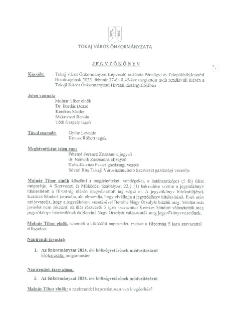 JKV. 2025.02.27. PTB. mellekletekkel