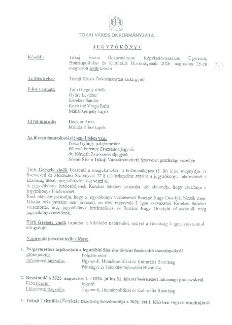 JKV. 2026.08.25 UHKB nyilt